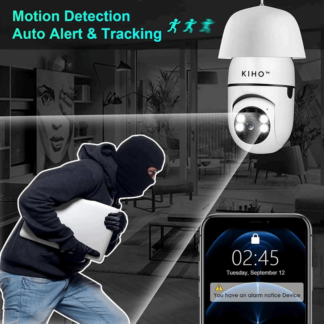 KIHO™ CCTV HD Bulb Camera