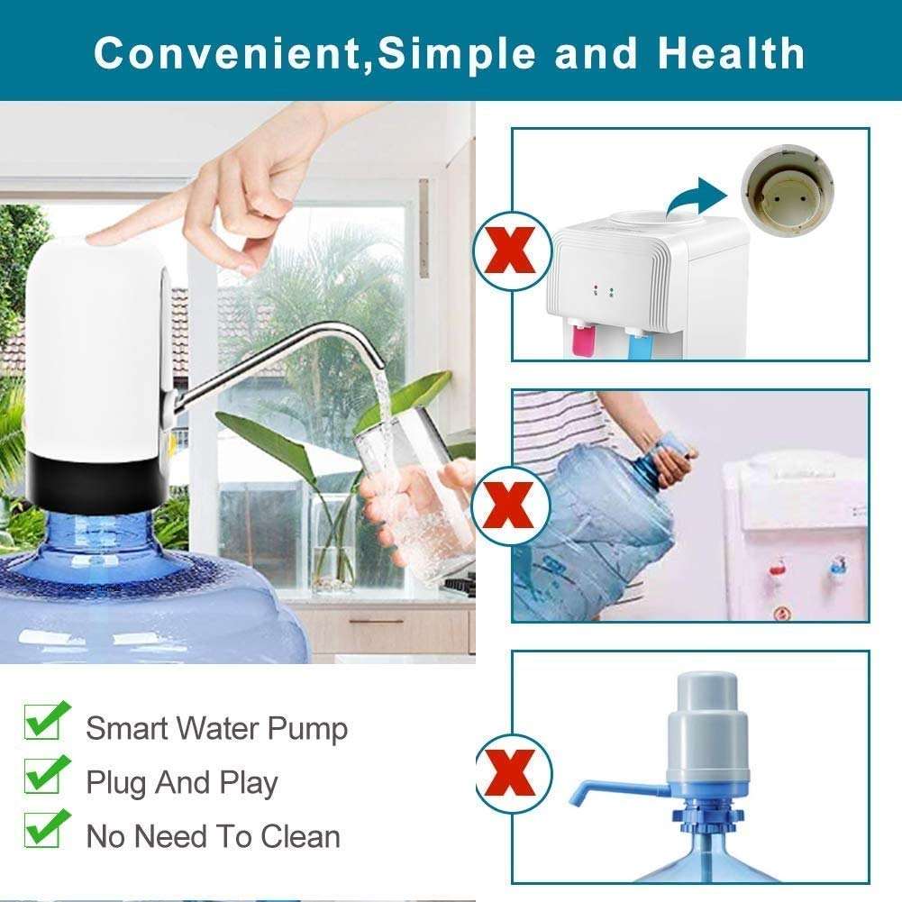 KIHO™ Portable Automatic Rechargeable USB Water Dispenser Pump