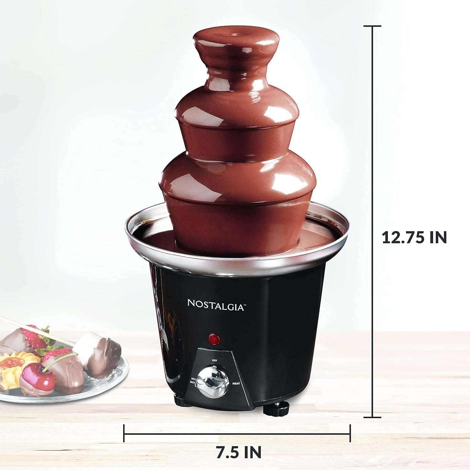 KIHO™ 3-Tier Stainless Steel Chocolate Fountain Machine