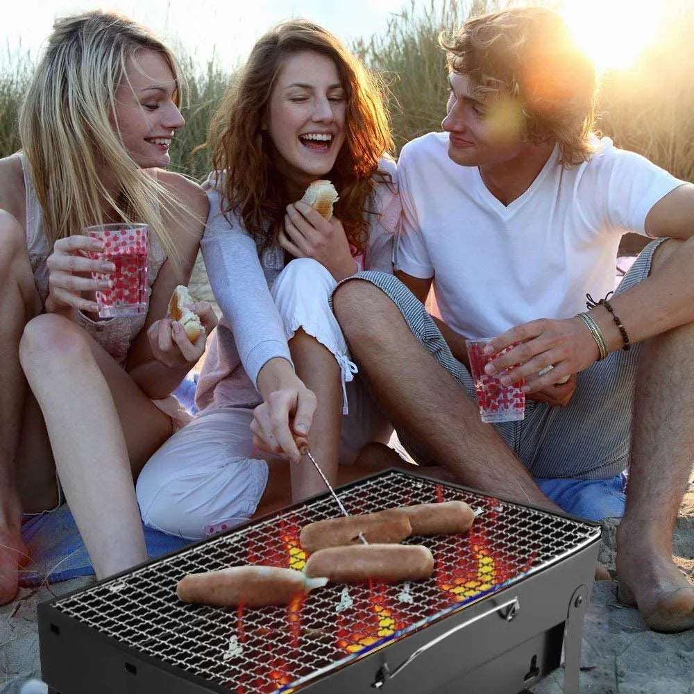 KIHO™ Portable & Foldable BBQ Grill Space Saver