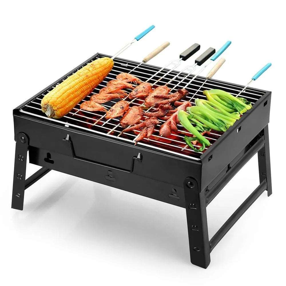 Folding portable bbq best sale