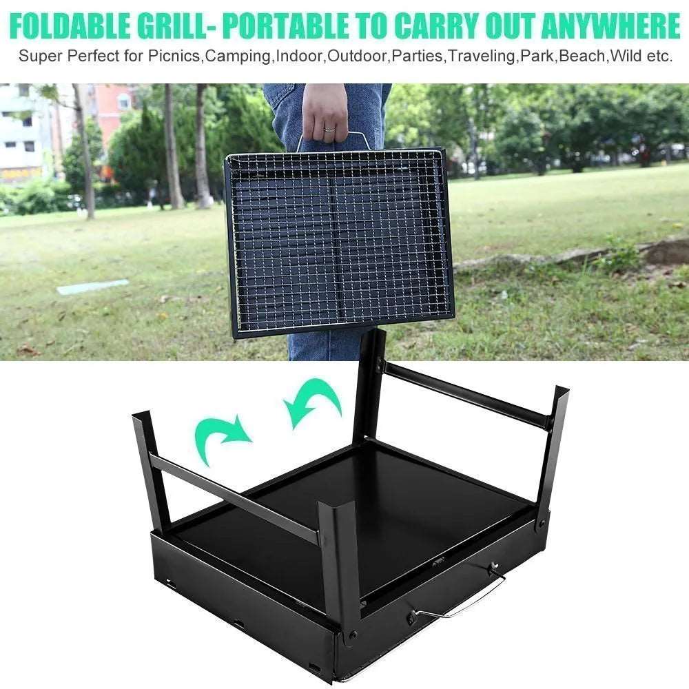 KIHO™ Portable & Foldable BBQ Grill Space Saver