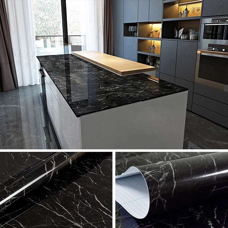 KIHO™ Waterproof & Heat Resistant Marble Sheet Sticker