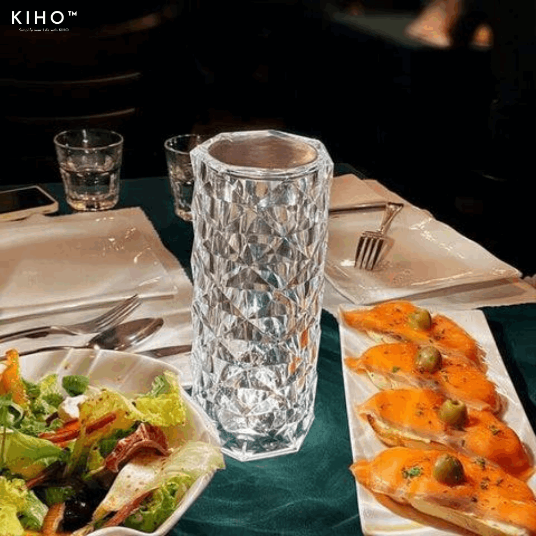 KIHO™  Rechargeable 3D Diamond Crystal Led Lamp