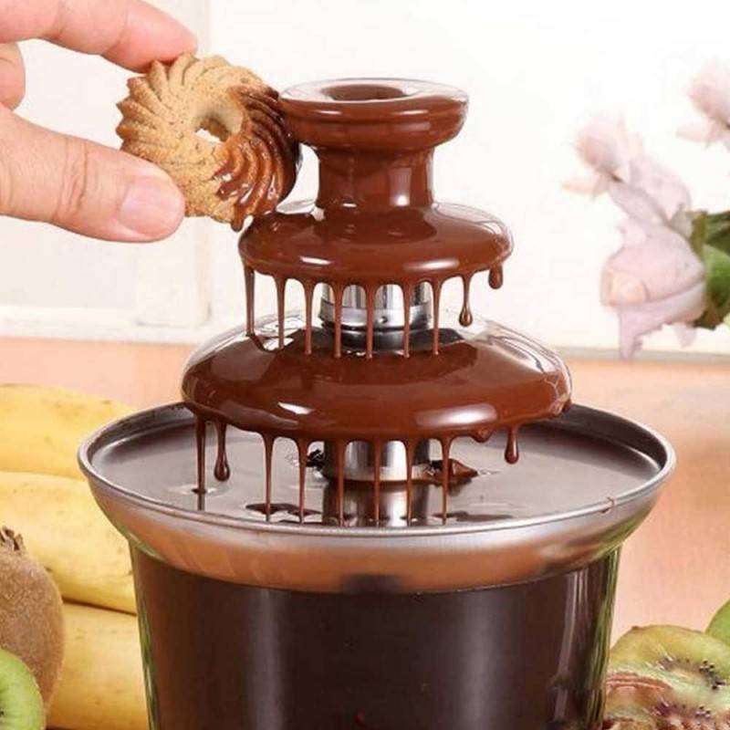 KIHO™ 3-Tier Stainless Steel Chocolate Fountain Machine