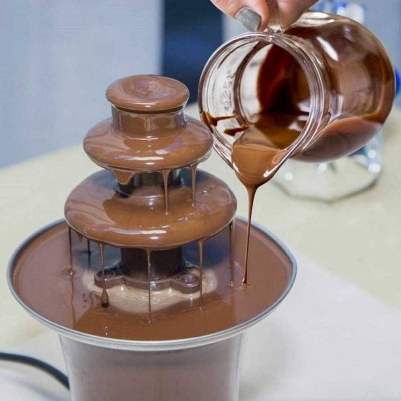 KIHO™ 3-Tier Stainless Steel Chocolate Fountain Machine