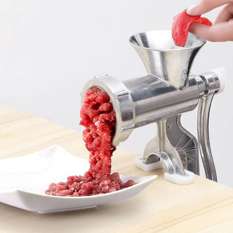 KIHO™ Manual Aluminium Meat Mincer Grinder